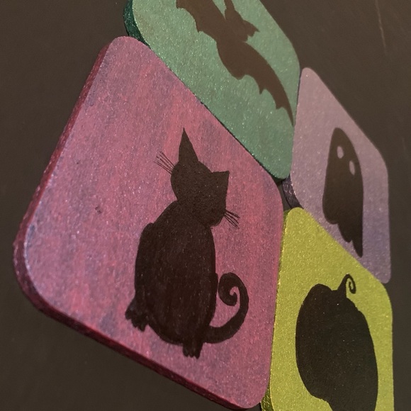 Halloween Coaster Set - Picture 3 of 4